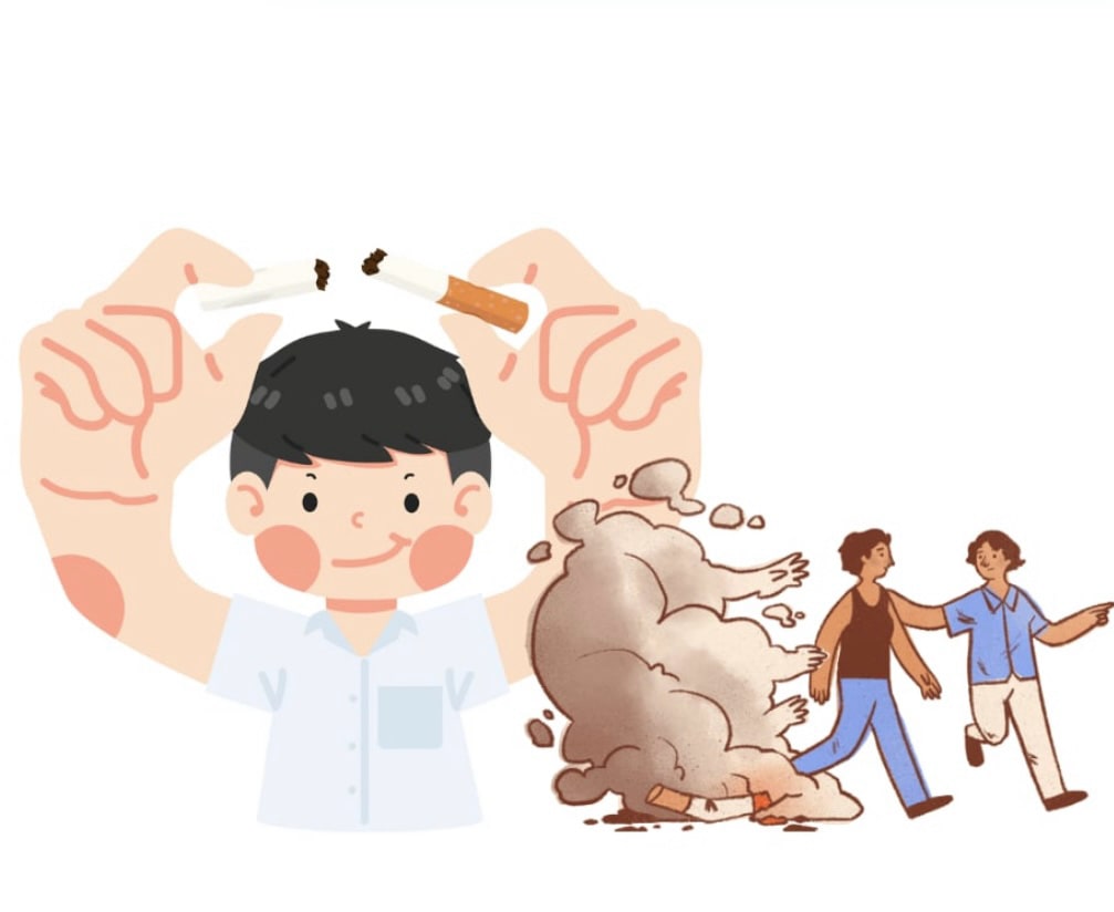 Tobacco is the cause of 25 dangerous diseases. Graphics: Huong Giang