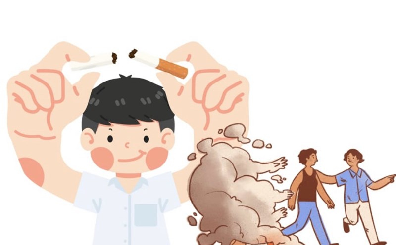 Tobacco is the cause of 25 dangerous diseases. Graphics: Huong Giang