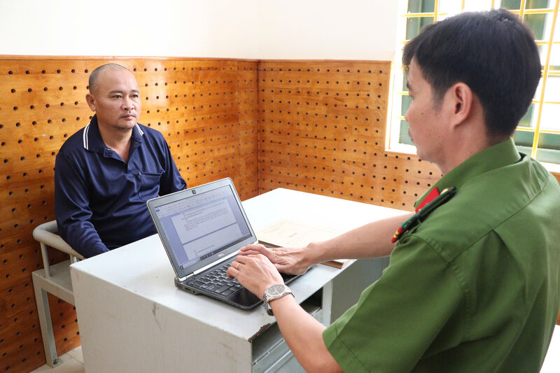 Robbed a mandarin orange garden to get money to gamble. Photo: Provided by the police