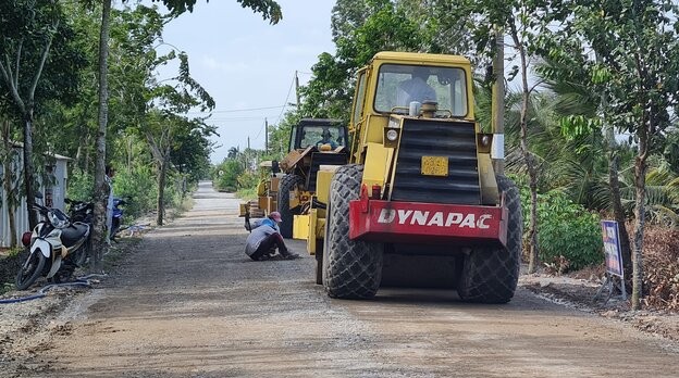 Bac Lieu province is racing against time to complete public investment projects. Photo: Nhat Ho