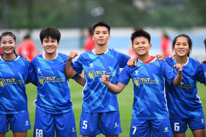 Thai Nguyen T&T was rewarded before the 2024 National Cup final. Photo: VFF