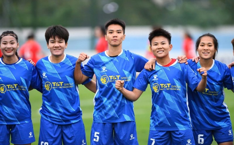 Thai Nguyen T&T was rewarded before the 2024 National Cup final. Photo: VFF