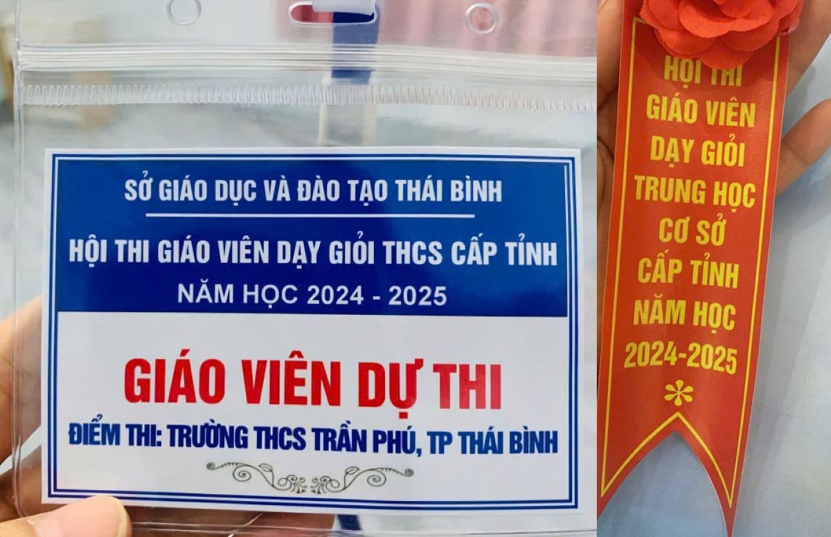 Hội thi giáo viên dạy giỏi THCS cấp tỉnh Thái Bình năm học 2024-2025 diễn ra từ 26-29.11, Sở GDĐT công bố kết quả lần đầu ngày 9.12, sau đó phải đính chính kết quả vào ngày 12.12. Ảnh: Nam Hồng