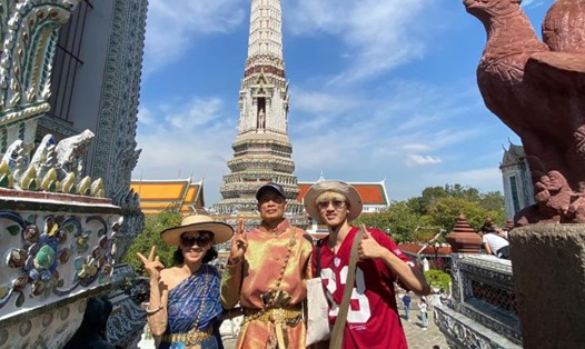 Thái Lan là điểm du lịch nước ngoài quen thuộc của nhiều du khách Việt dịp Tết Nguyên đán. Ảnh: Công Hoàng