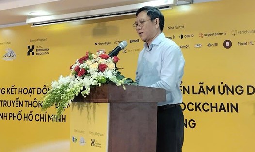 Ông Nguyễn Ngọc Hồi, Phó Giám đốc Sở Thông tin và Truyền thông TPHCM phát biểu chỉ đạo tại sự kiện. Ảnh: Nguyễn Đăng