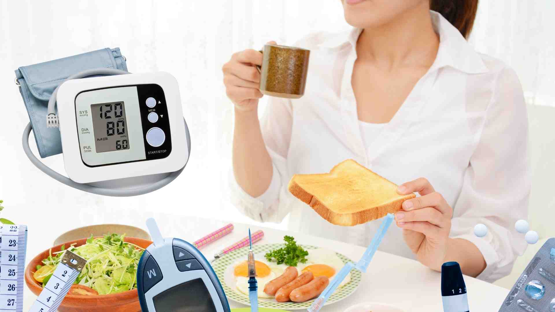 Healthy breakfast is good for blood sugar and blood pressure. Graphics: Ha May