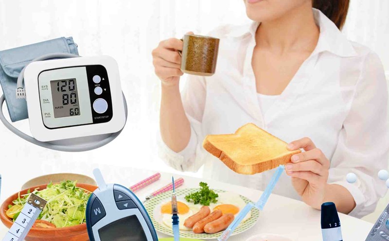 Healthy breakfast is good for blood sugar and blood pressure. Graphics: Ha May