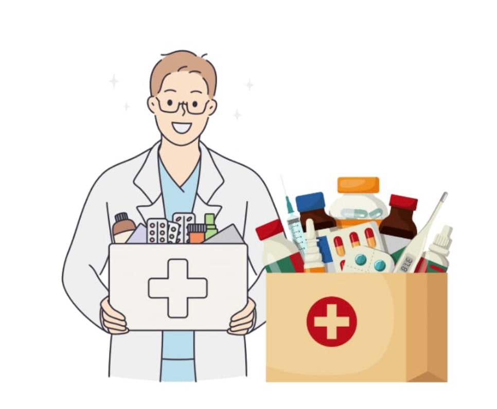 The Ministry of Health's work to ensure drug supply. Graphics: Huong Giang