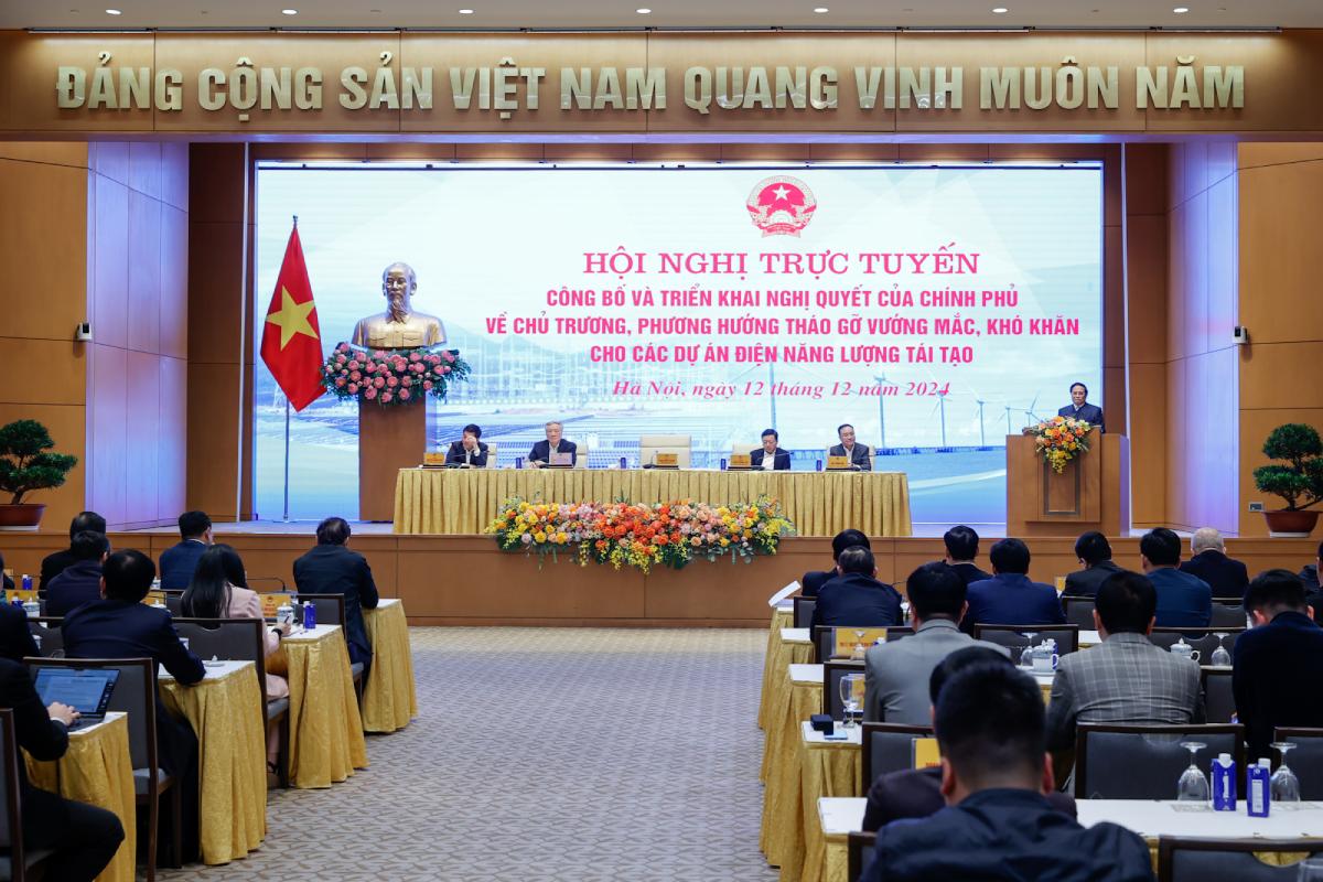 Thu tuong Chinh phu phat bieu ket luan hoi nghi. Anh: VGP