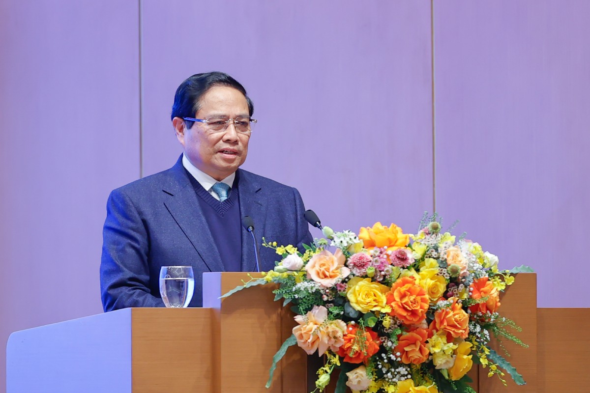 Prime Minister Pham Minh Chinh directed to remove obstacles and difficulties for renewable energy projects. Photo: VGP/Nhat Bac