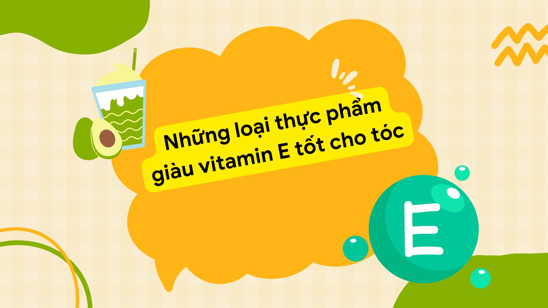 Vitamin E is a powerful antioxidant that helps improve hair health. Photo collage: HUONG SON