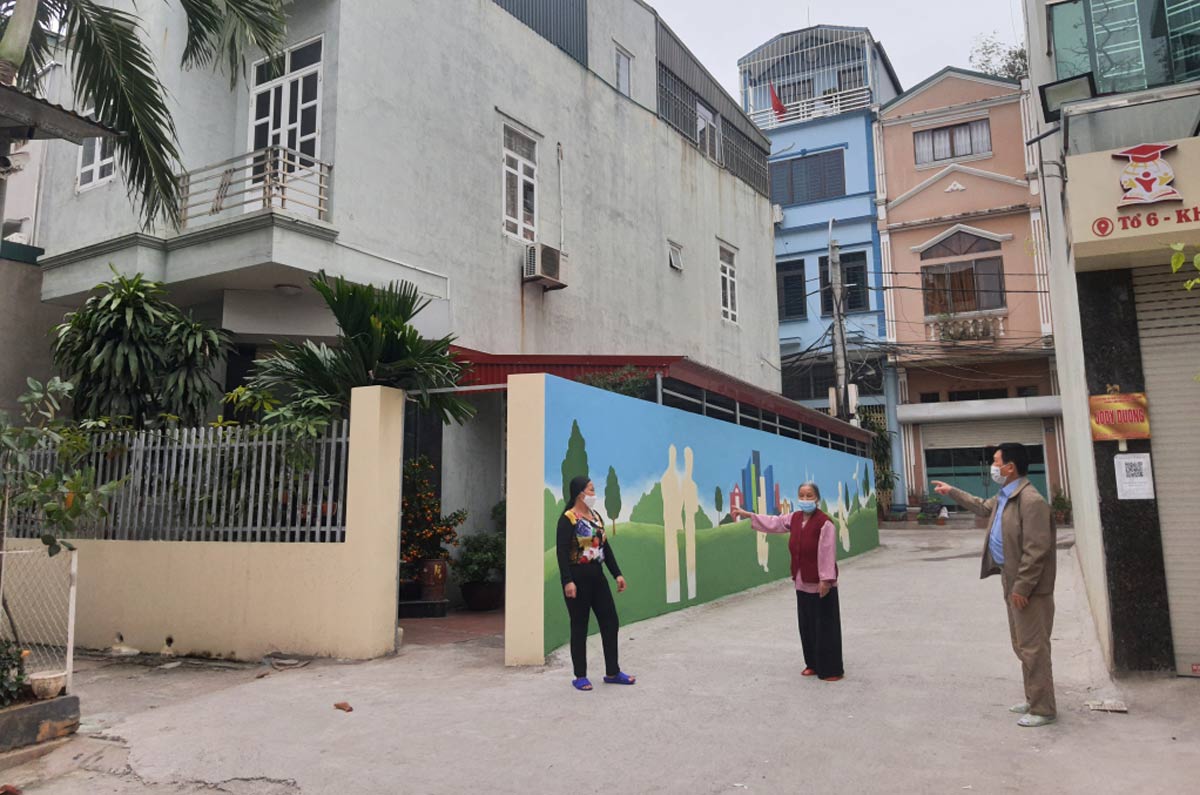 The road was expanded from the land donation of Ms. Ngo Thi Nuoi (80 years old, Tran Hung Dao ward, Ha Long city, Quang Ninh province). Photo: Doan Hung