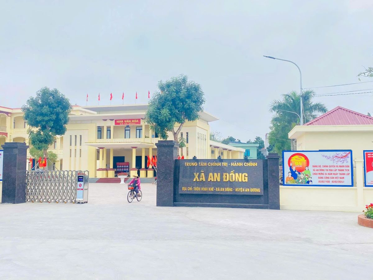 An Dong Ward, An Duong District, Hai Phong City will be established from January 1, 2025. Photo: An Duong Portal