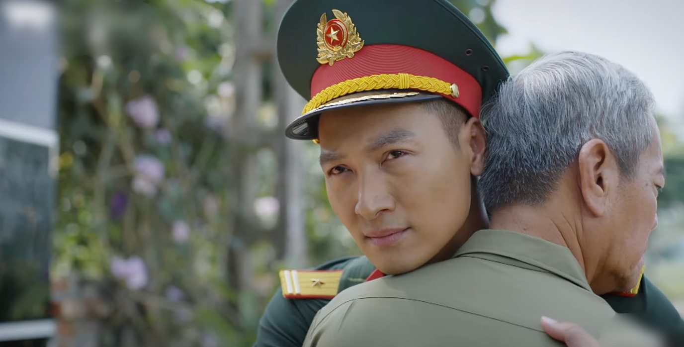 Scene from the movie "Spacetime" when Dai says goodbye to his father and sets off. Photo: Cut from the movie