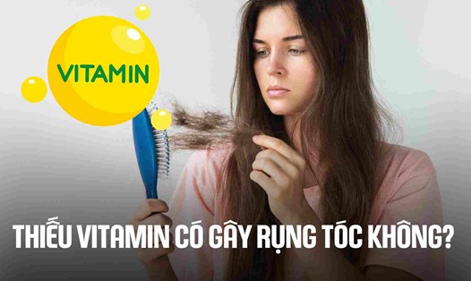 Thiếu vitamin có gây rụng tóc không? Đồ hoạ: Cao Thơm
