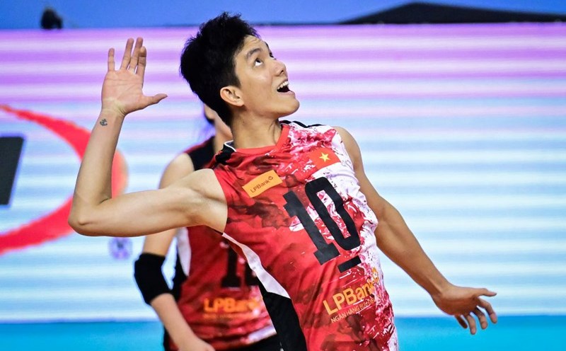 Opposite Bich Tuyen is the number 1 scorer of the LPB Ninh Binh women's volleyball team. Photo: AVC