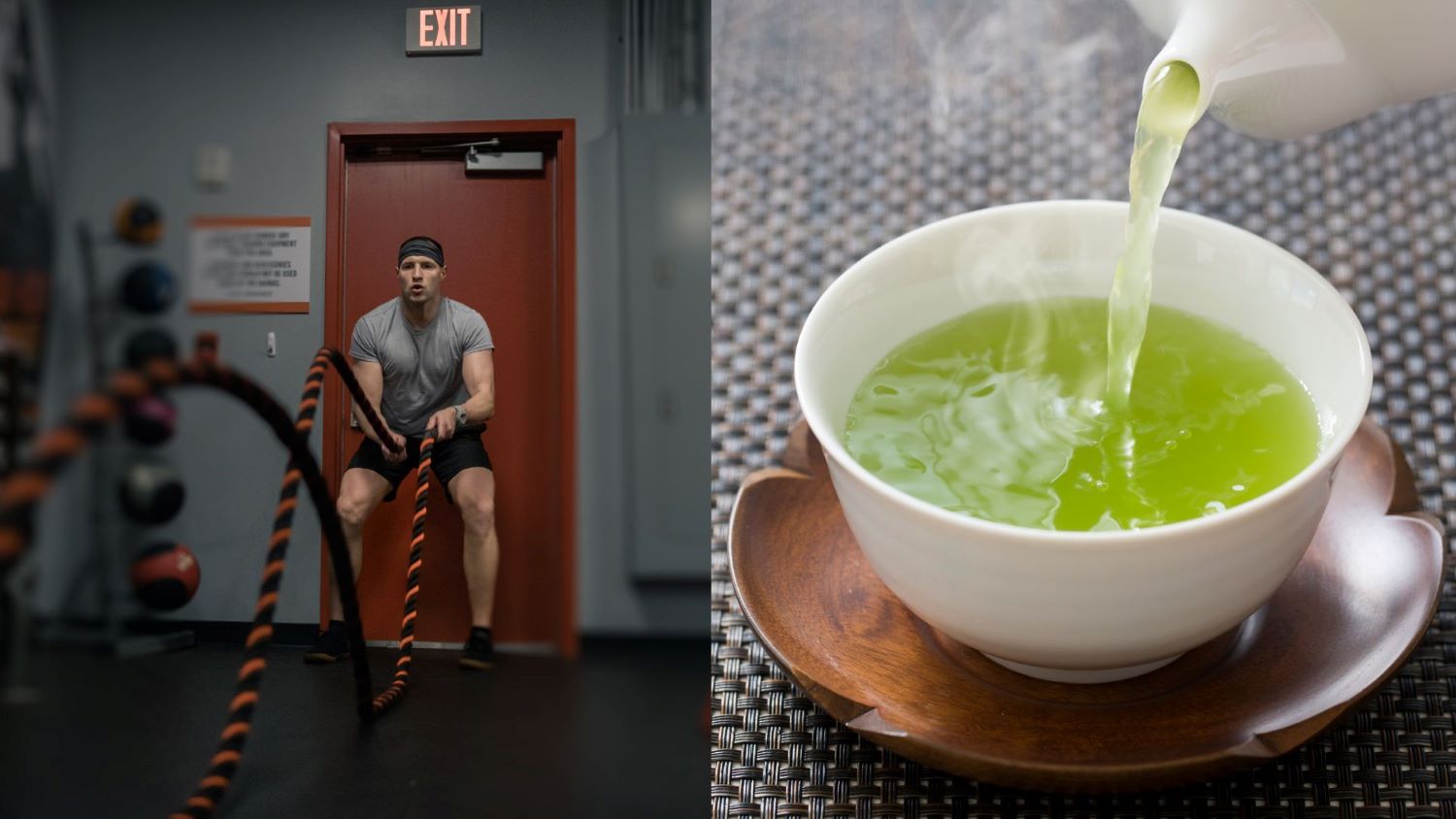 HIIT exercises and drinking green tea help maximize calorie burn and reduce fat. Graphics: Thanh Thanh