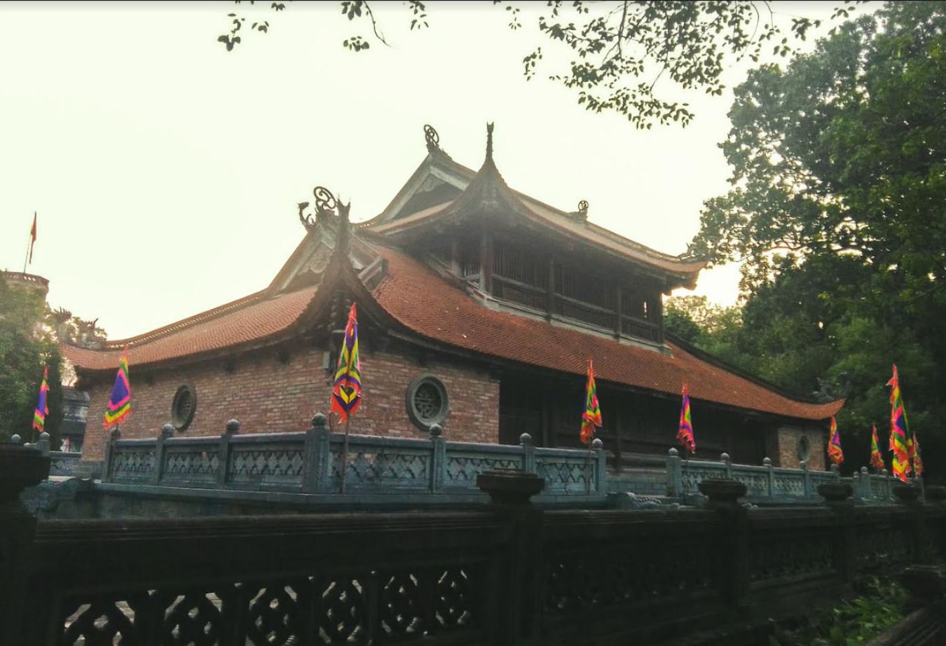 An architectural work located in the Son Tay ancient citadel. Photo: Vu Duc Hung