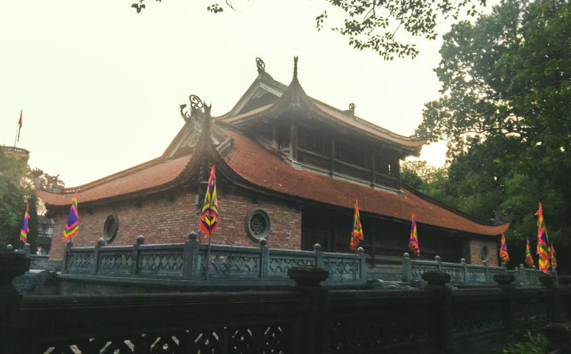 An architectural work located in the Son Tay ancient citadel. Photo: Vu Duc Hung