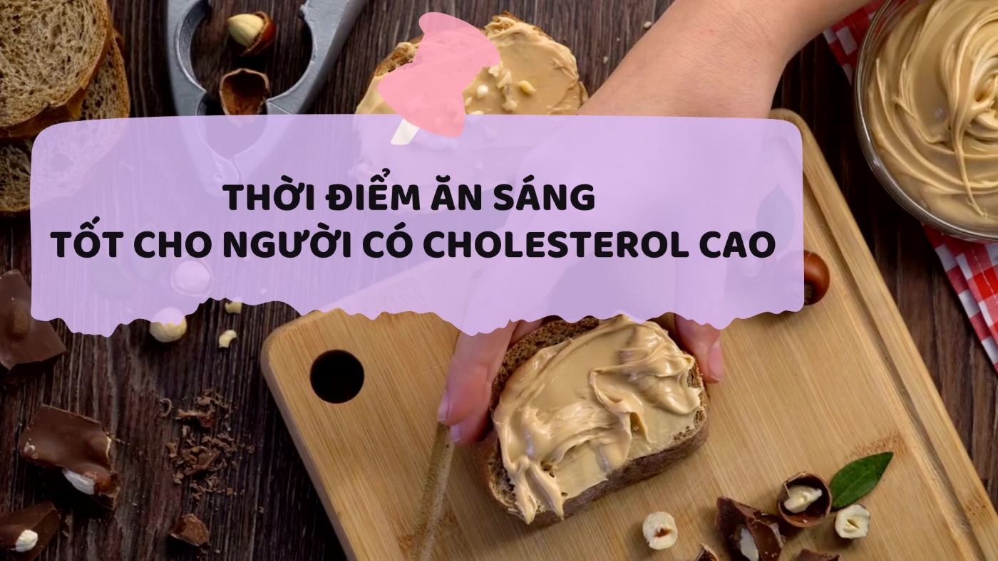 Good breakfast time for people with high cholesterol