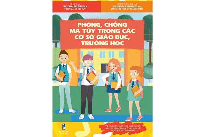 Cuốn tài liệu hữu ích cung cấp kiến thức về ma túy cho học sinh, sinh viên. Ảnh: C04