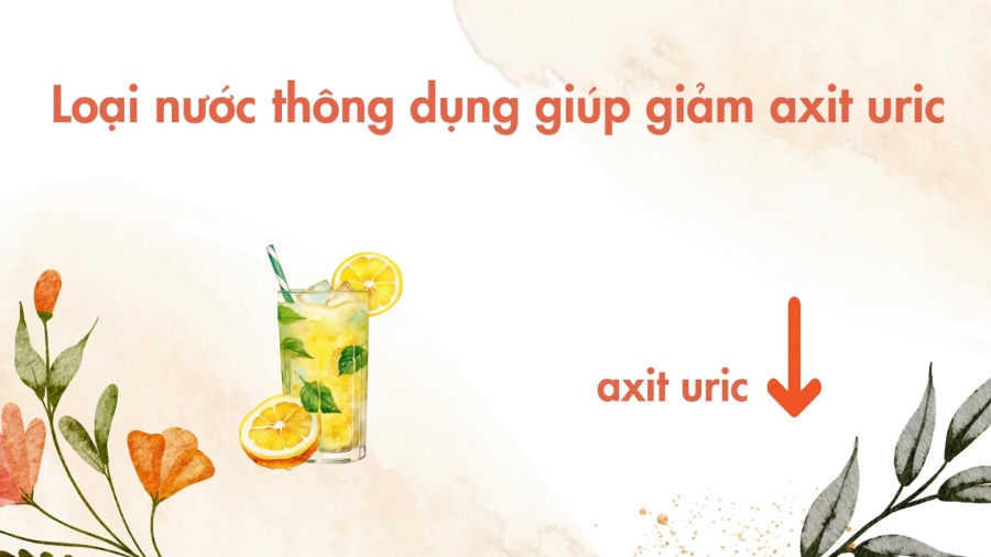 Popular water helps reduce uric acid. Graphics: Phuong Anh