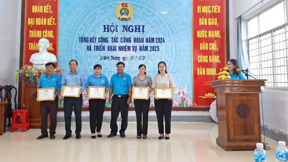 The U Minh Thuong District Labor Union at all levels has done a good job of taking care of union members and workers. Photo: U Minh Thuong District Labor Union