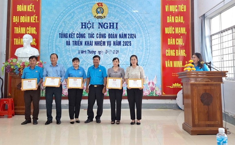 The U Minh Thuong District Labor Union at all levels has done a good job of taking care of union members and workers. Photo: U Minh Thuong District Labor Union