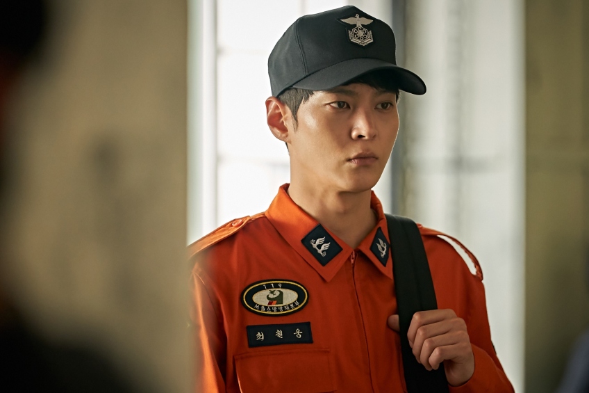 Joo Won in a scene from “Firefighters”. Photo: Producer