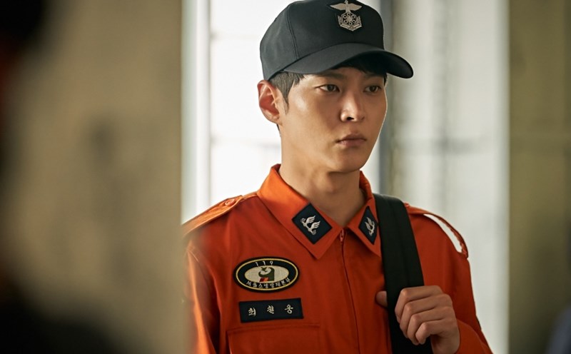 Joo Won in a scene from “Firefighters”. Photo: Producer
