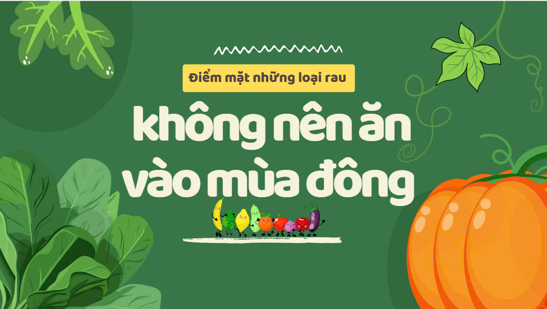 List of vegetables you should not eat in winter