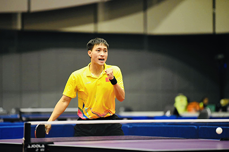 Tennis player Nguyen Anh Tu. Photo: VTTF