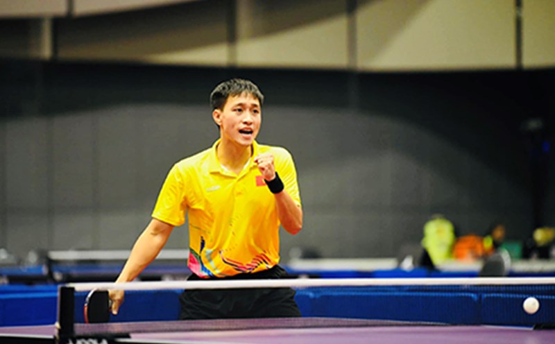 Tennis player Nguyen Anh Tu. Photo: VTTF