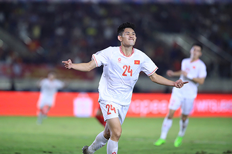 Midfielder Nguyen Hai Long. Photo: Minh Dan
