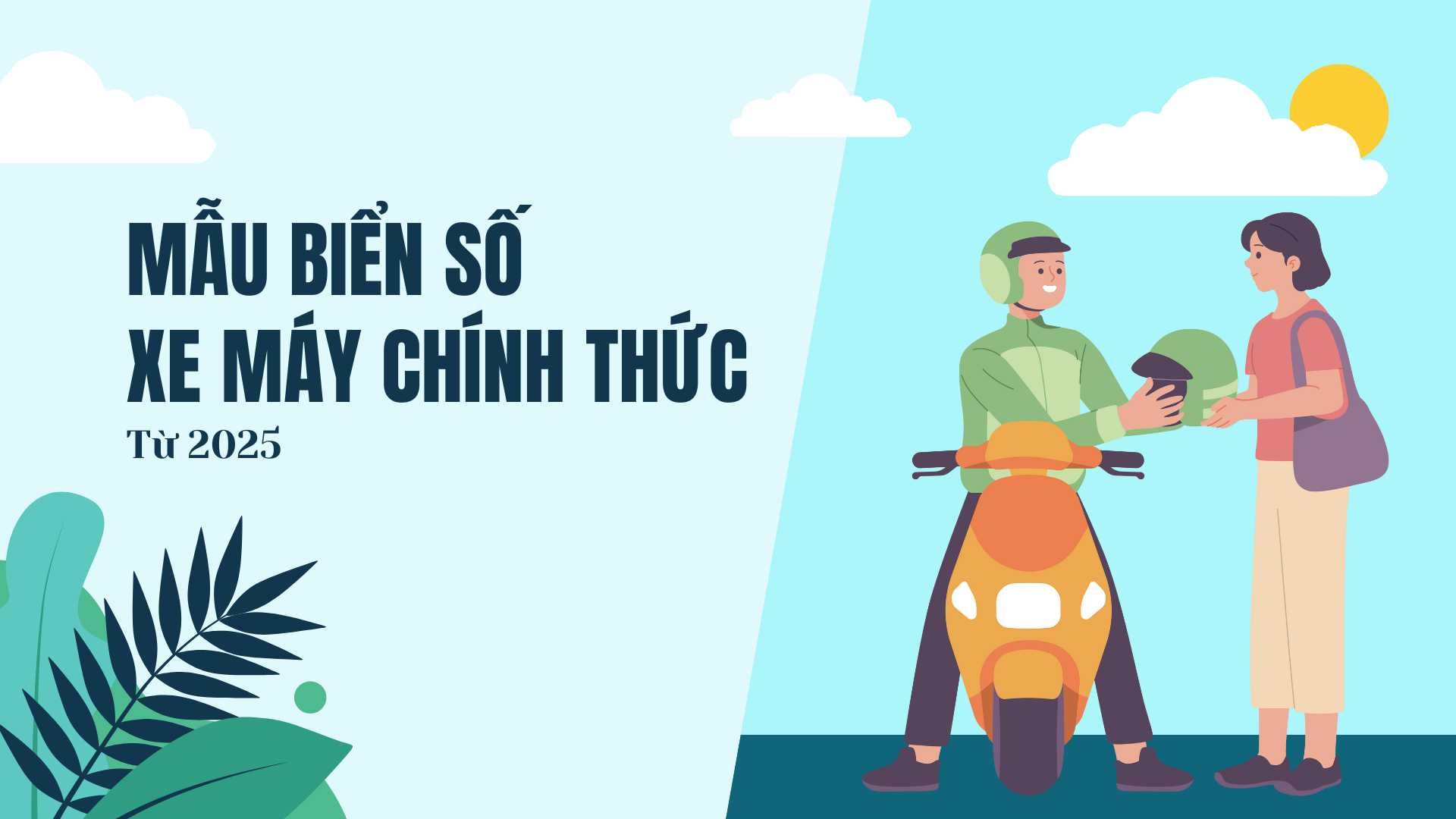 Official: Changing motorcycle license plate models from January 1, 2025. Photo: Thanh Binh.