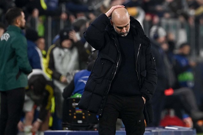 Pep Guardiola is losing control of Man City. Photo: AFP