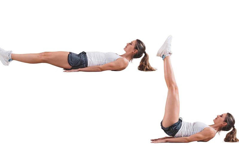 Doing exercises will help reduce belly fat and visceral fat. Graphics: Ha May