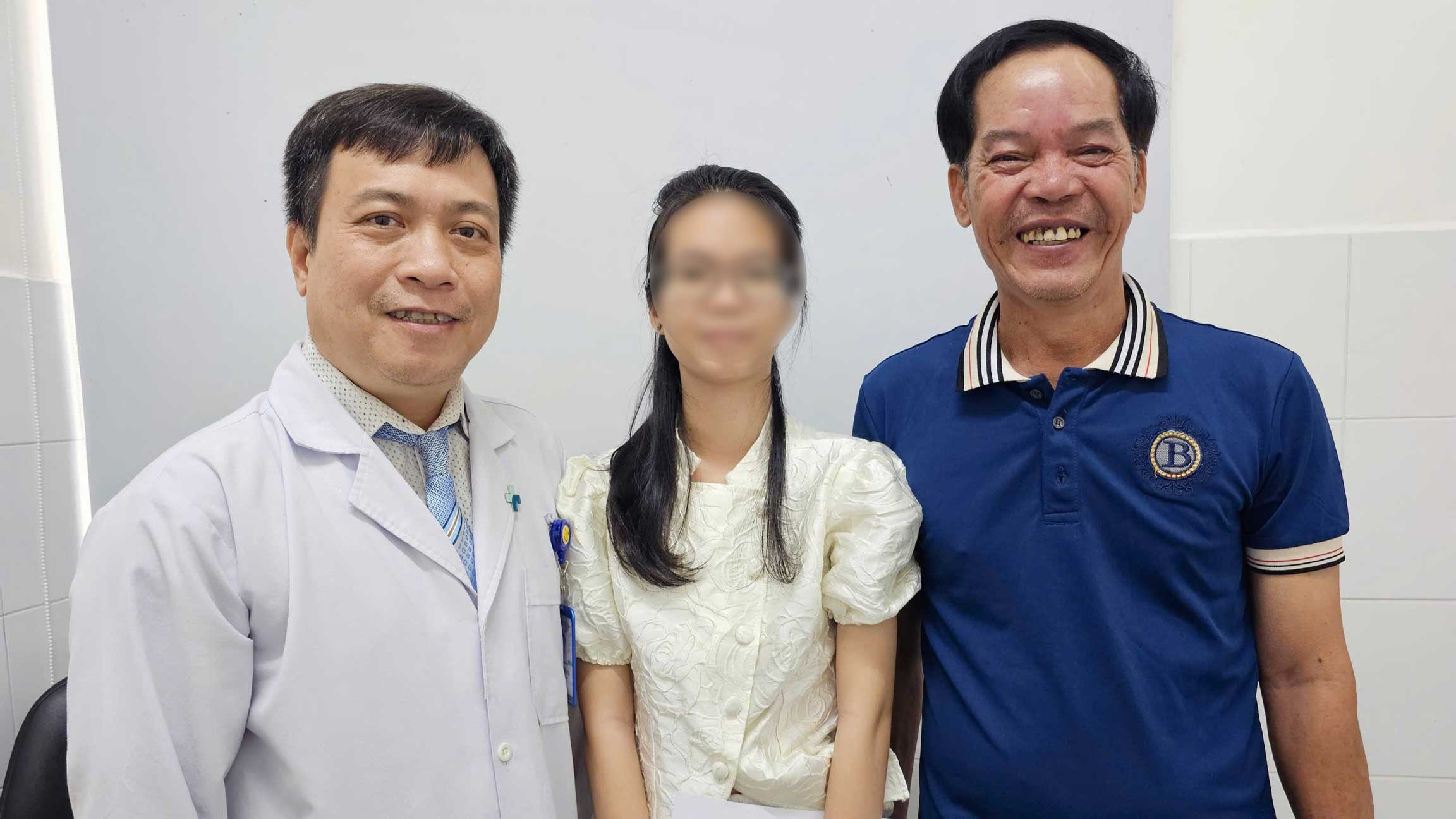 Child A was successfully treated for congenital heart disease. Photo: Provided by the hospital