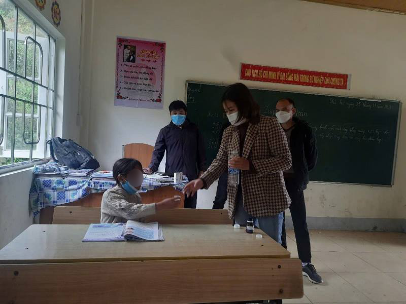 The diphtheria outbreak in Bao Lam district, Cao Bang province has been controlled. Photo: CDC Cao Bang.