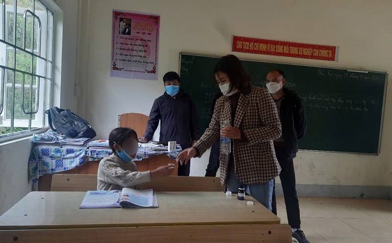The diphtheria outbreak in Bao Lam district, Cao Bang province has been controlled. Photo: CDC Cao Bang.
