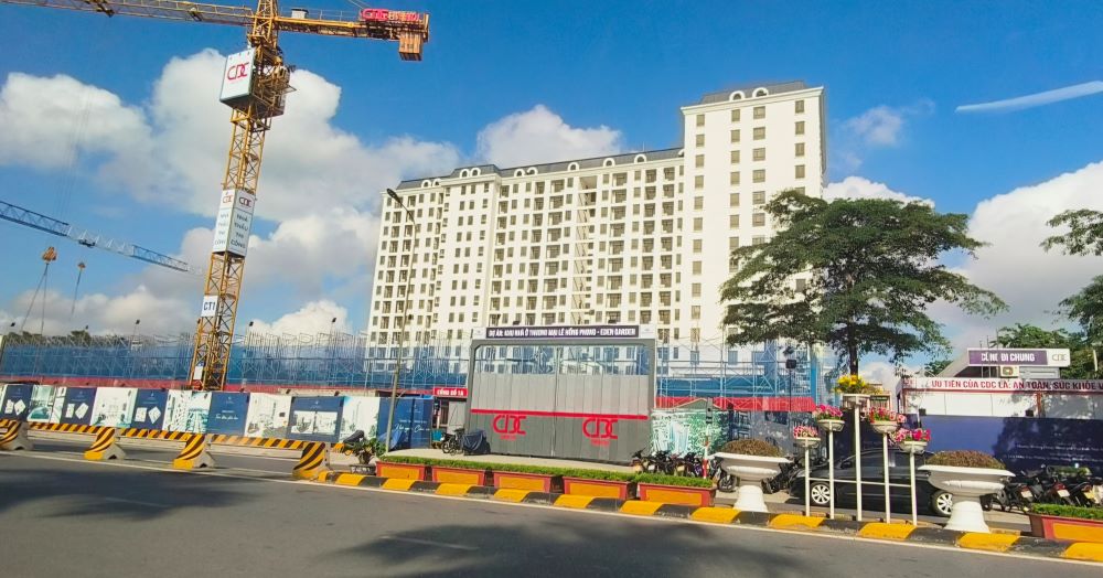 BIDGroup Joint Stock Company is the investor that has been implementing two projects in Le Hong Phong ward, Thai Binh city. Photo: Trung Du