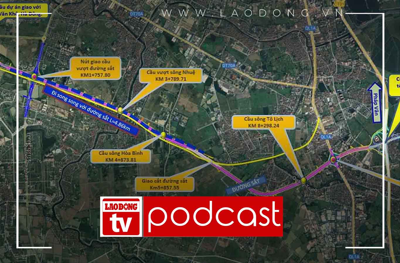 Clearing nearly 400 houses, building roads with capital of more than 8,500 billion