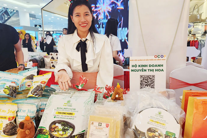 OCOP products in Da Nang are encouraged to sell on TikTok. Photo: Nguyen Thi
