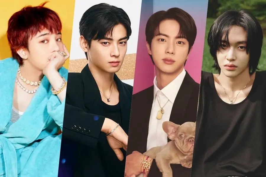 The hottest Kpop male idols of December 2024. Photo: Soompi