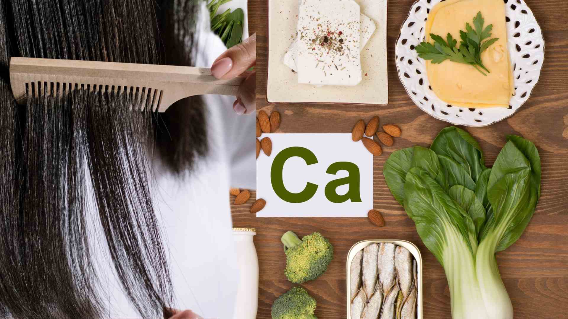 We can eat foods rich in calcium to prevent hair loss. Graphics: Ha May
