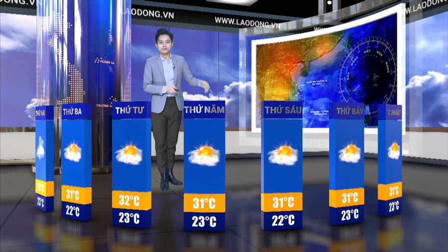 Weather forecast for next week from 16.12-22.12
