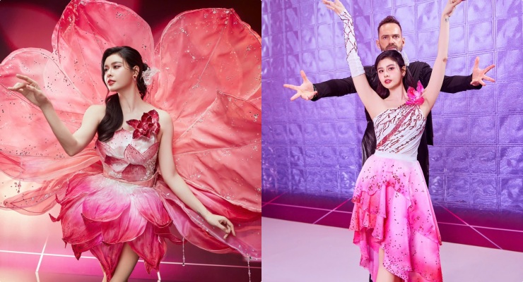 Truong Quynh Anh at "Dancing with the Stars". Photo: Producer.