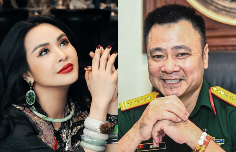 People's Artist Thanh Lam and People's Artist Tu Long. Photo: Facebook characters