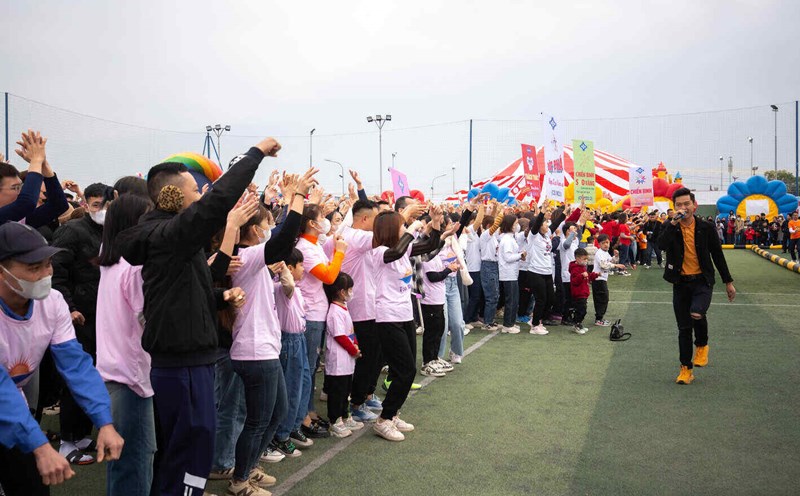 Family Day 2024 takes place at Dai An Industrial Park (Hai Duong province). Photo: Mai Huong