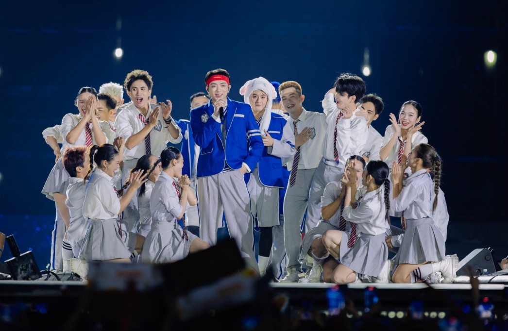 Soobin Hoang Son in concert. Photo: Producer